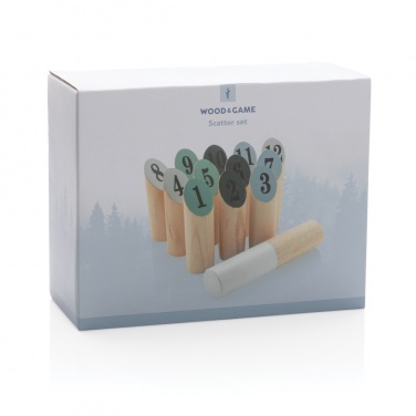 Logo trade mainoslahjat ja liikelahjat kuva: Puinen heittopeli