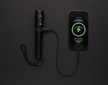 Logo trade mainoslahja kuva: Gear X USB uudelleenladattava taskulamppu