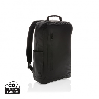 Logotrade mainoslahja ja liikelahja kuva: Musta PVC-vapaa 15,6"" Fashion-laptopreppu