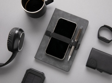 Logo trade liikelahja kuva: Deluxe kovakantinen keinonahkainen A5 vihko