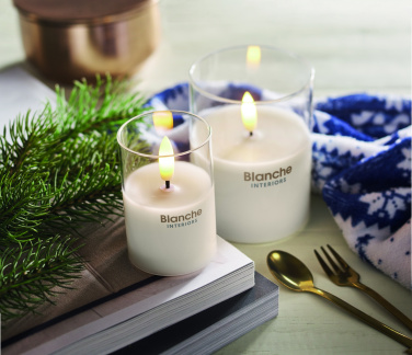 Logo trade liikelahja mainoslahja tuotekuva: LED-vahakynttilä