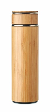 Logo trade liikelahjat mainoslahjat kuva: Bambu termospullo 400 ml TAMPERE