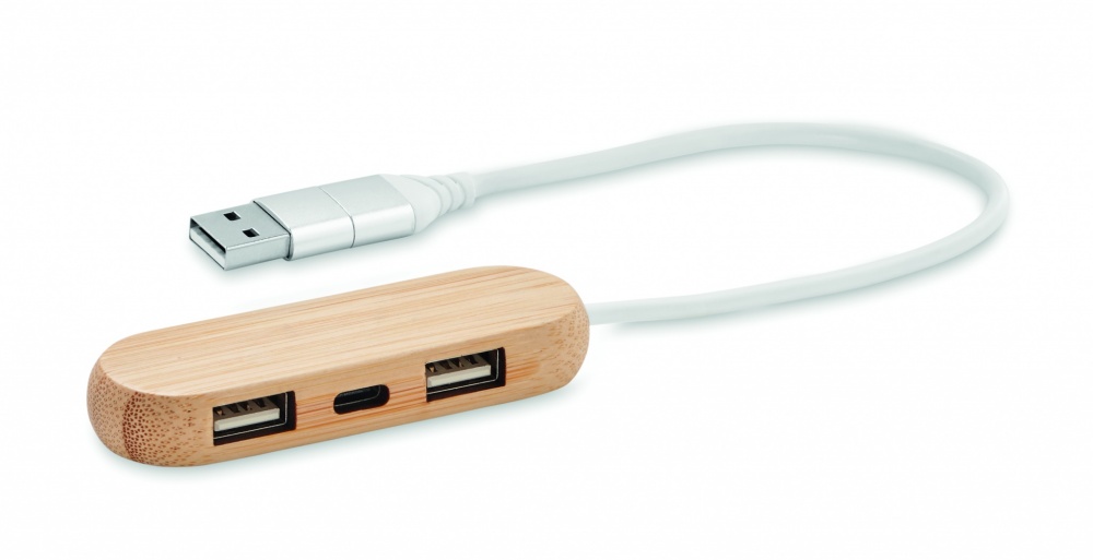 Logotrade liikelahja tuotekuva: USB keskitin
