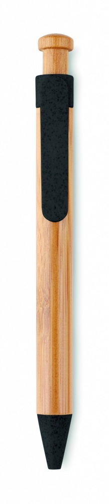 Logotrade liikelahjat kuva: Bambu/vehnänoljesta valmistettu ABS-kuulakärkikynä