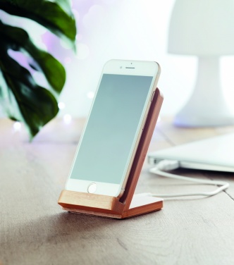 Logotrade liikelahjat kuva: Bambu langaton laturi 5W WIRESTAND