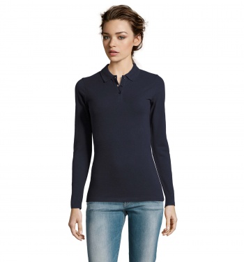 Logotrade liikelahjat kuva: PERFECT Naisten LSL POLO180