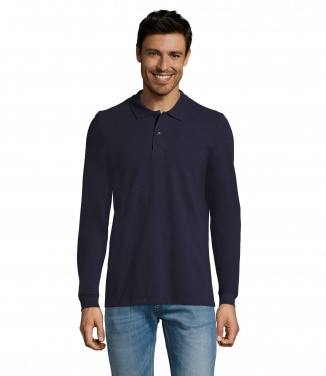 Logo trade liikelahja mainoslahja tuotekuva: PERFECT MEN LSL POLO 180g