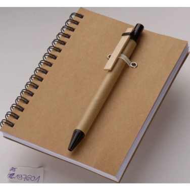 Logotrade mainostuote tuotekuva: A6 ECO Notepad KEYSTONE