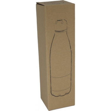 Logo trade mainoslahjat ja liikelahjat kuva: Ruostumaton teräspullo KOBE 750 ml