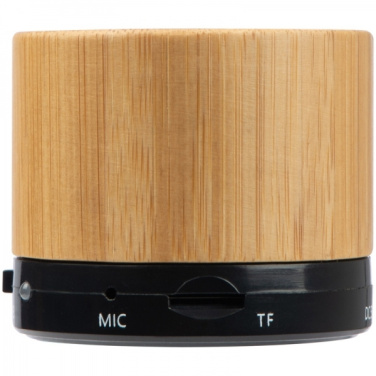 Logotrade mainoslahja tuotekuva: Bambu Bluetooth-kaiutin FLEEDWOOD