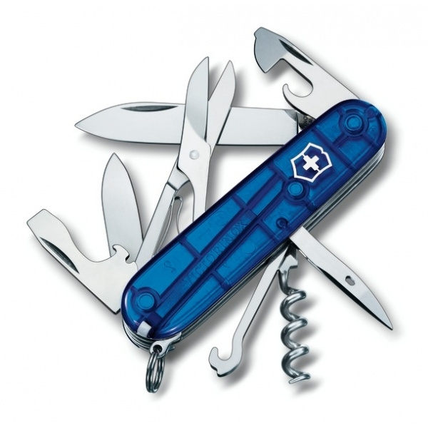 Logotrade mainoslahja ja liikelahja kuva: Taskuveitsi Climber läpinäkyvä Victorinox