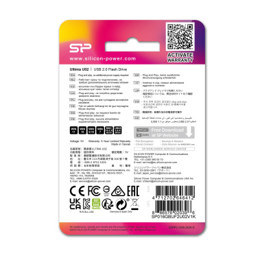 Logo trade mainostuote kuva: Pendrive Silicon Power Ultima U02 2.0