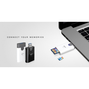 Logo trade mainoslahjat tuotekuva: MicroSD ja SD-kortinlukija Silicon Power Combo 3.1