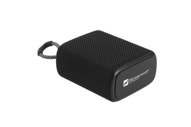Logo trade liikelahja kuva: Vedenpitävä bluetooth-kaiutin HARDEOL Schwarzwolf