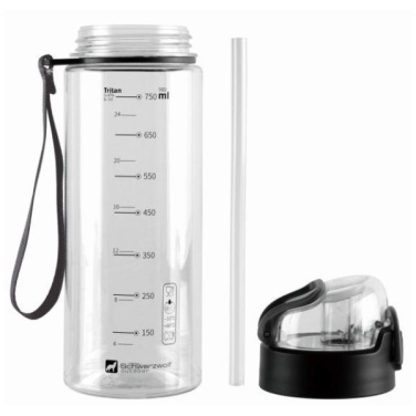 Logotrade mainoslahja ja liikelahja kuva: Juomapullo SEYHAN 900 ml Schwarzwolf