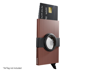 Logotrade liikelahja tuotekuva: RFID-luottokorttikotelo, jossa on pidike AirTagille 2163155