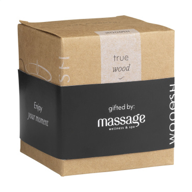 Logotrade mainostuote tuotekuva: Wooosh Tuoksukynttilä True Wood