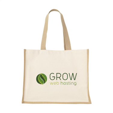 Logotrade mainostuote tuotekuva: Jute Canvas Shopper (320 g/m²) pussi