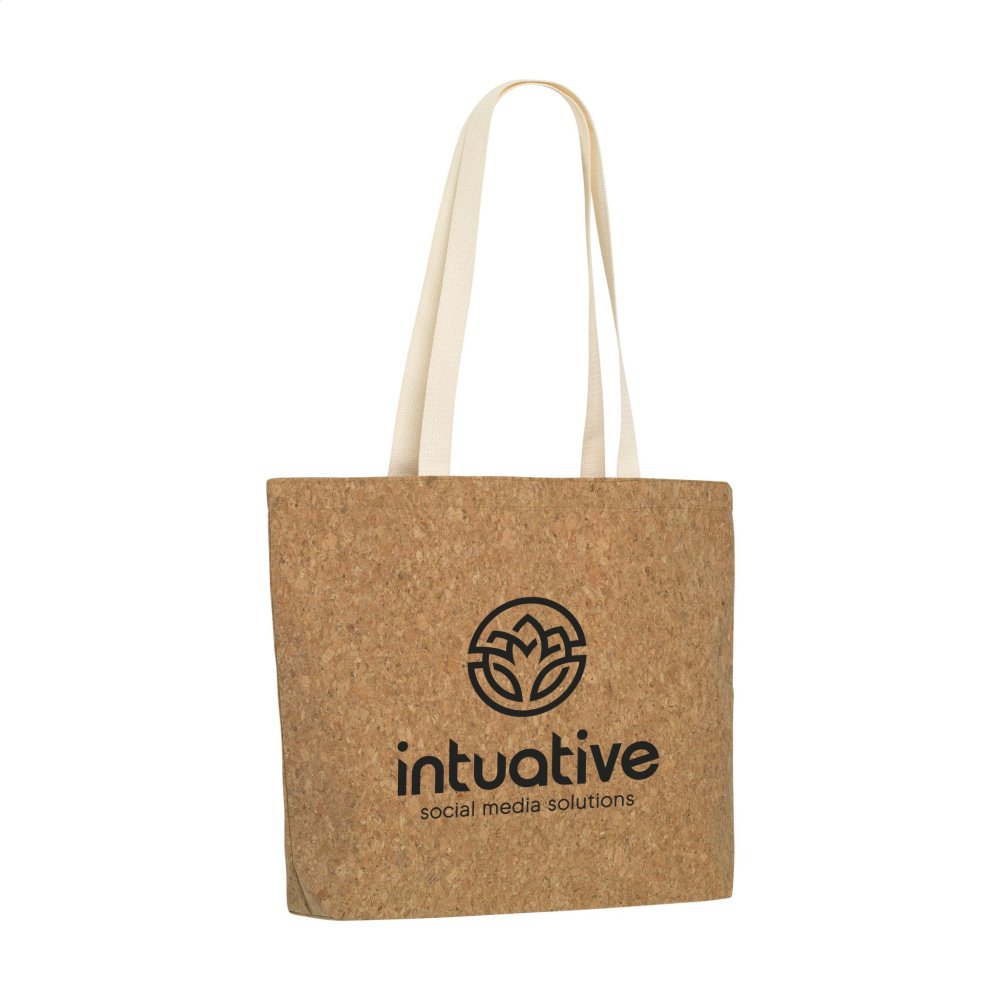 Logo trade liikelahjat mainoslahjat kuva: Lagos Cork Shopper laukku