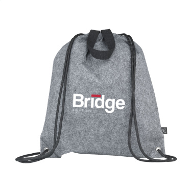 Logo trade liikelahjat mainoslahjat kuva: GRS RPET Felt PromoBag Plus -reppu