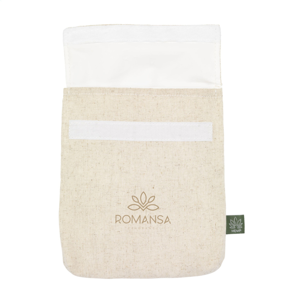 Logo trade mainoslahjat ja liikelahjat kuva: Hamppu FoodPouch pussi leipää varten