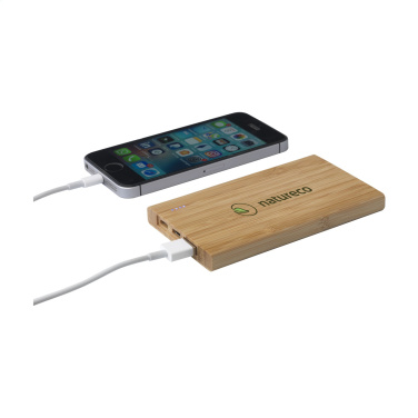 Logotrade liikelahjat mainoslahjat tuotekuva: Bamboo 4000 Powerbank ulkoinen laturi