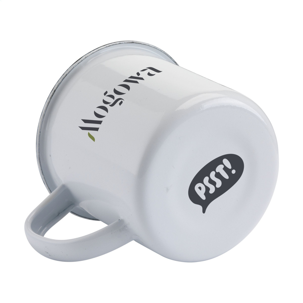 Logotrade liikelahja tuotekuva: Retro emalimuki 350 ml