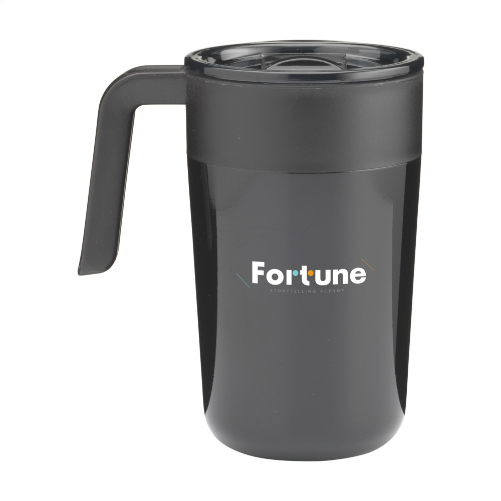 Logotrade mainoslahjat kuva: Fika RCS Recycled Steel Cup 400 ml lämpökuppi