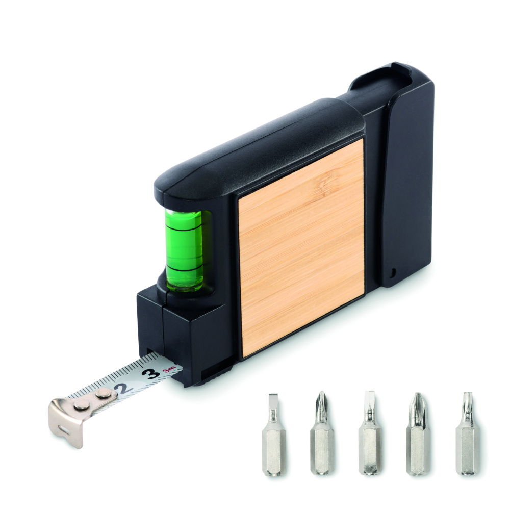 Logotrade mainoslahja ja liikelahja kuva: Monitoiminen mittanauha