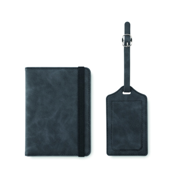 Logotrade mainoslahjat ja liikelahjat tuotekuva: Passinkannet ja matkalaukku tagi