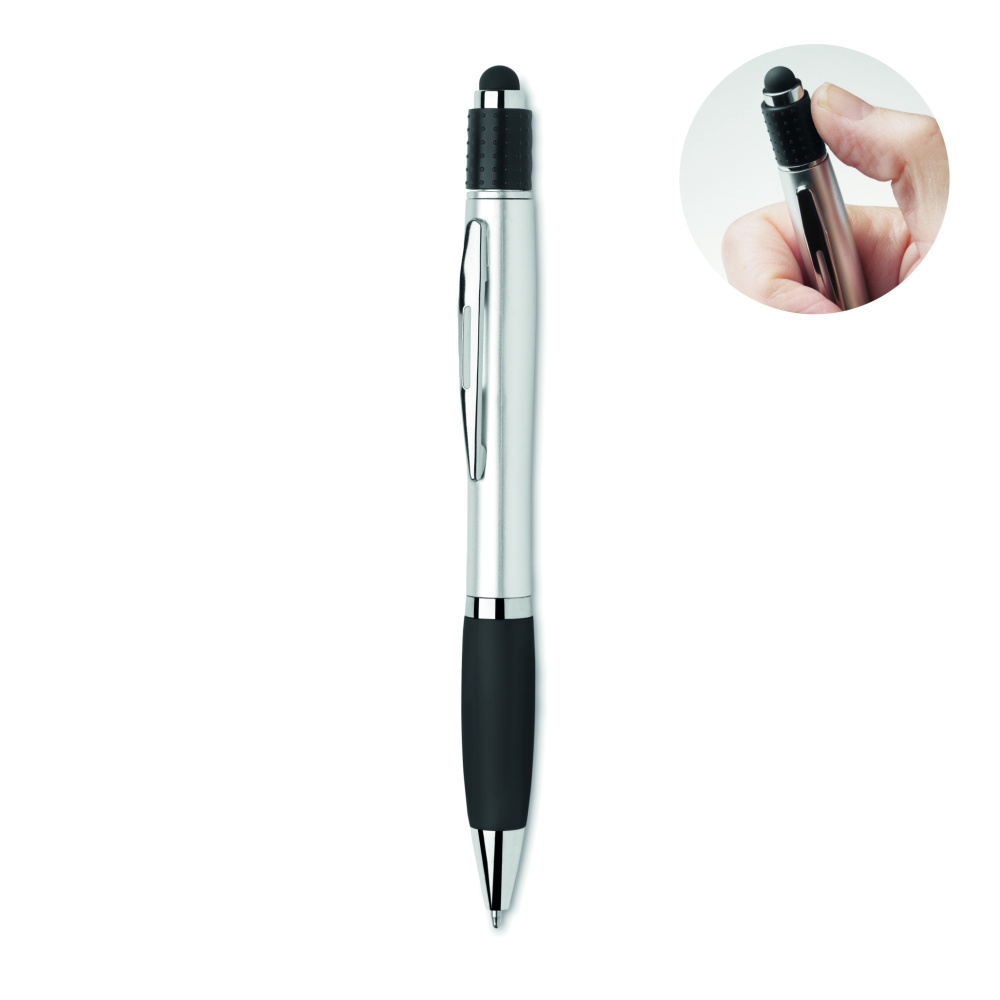 Logotrade mainoslahja tuotekuva: Stylus spinner kynä
