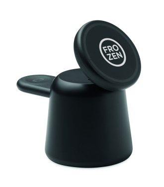 Logotrade mainoslahjat kuva: 3 in 1 langaton laturi 15W