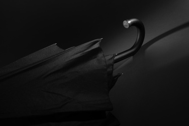 Logotrade liikelahja tuotekuva: Swiss Peak Vero Aware™ RPET 25” sateenvarjo w luxe kahva