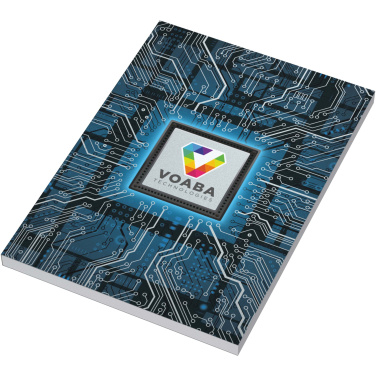 Logo trade mainoslahja ja liikelahja tuotekuva: Novella Austen muistivihko, metallinvärinen, pehmeäkantinen, A5-koko – 100 arkkia