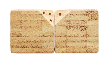 Logotrade liikelahja mainoslahja kuva: Bambu suola & pippurisetti
