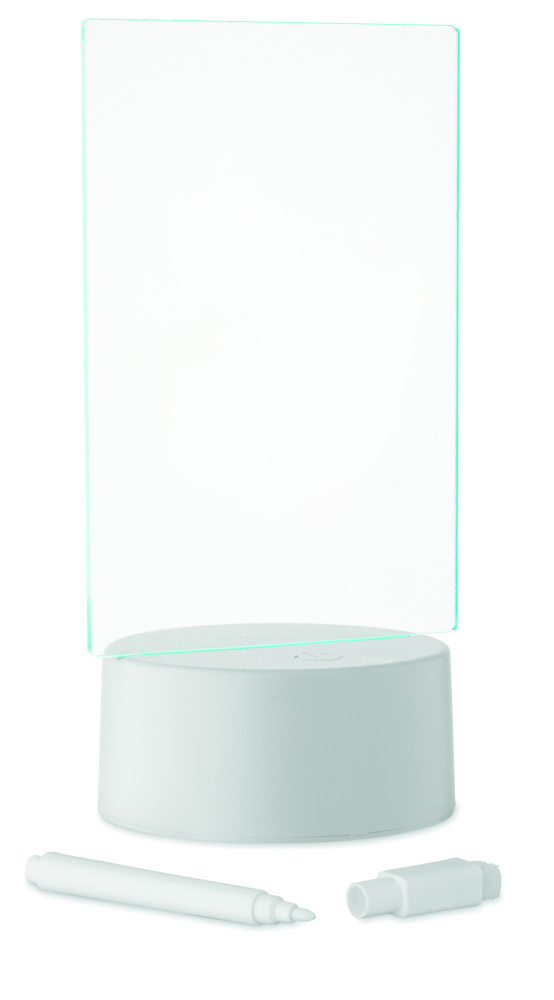 Logo trade mainoslahjat tuotekuva: Valaistu LED-muistitaulu