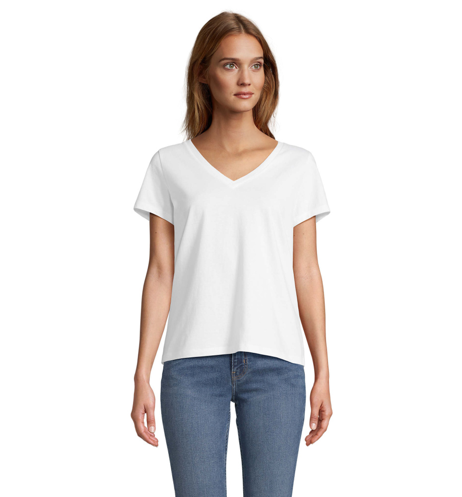 Logotrade mainoslahja tuotekuva: REGENT V T-SHIRT WOMEN