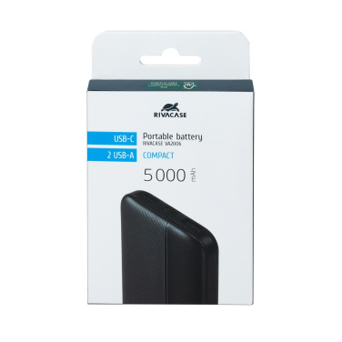 Logotrade liikelahjat kuva: Varavirtalähde VA2006 5000 mAh RIVACASE