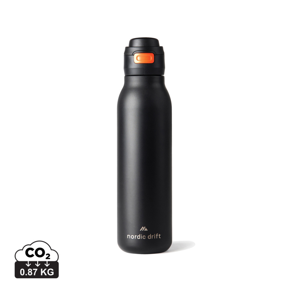 Logotrade liikelahja mainoslahja kuva: Nordic Drift Trail RCS -yksiseinämäinen juomapullo 750 ml