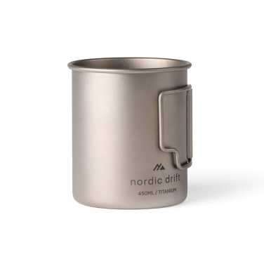 Logotrade liikelahja tuotekuva: Nordic trail-ultrakevyt titaaninen muki 450ml