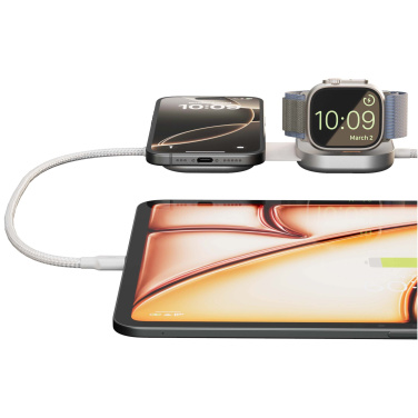 Logotrade liikelahjat mainoslahjat tuotekuva: Zens Pro 3 140 W:n USB-C 3-in-1 -latauskaapeli