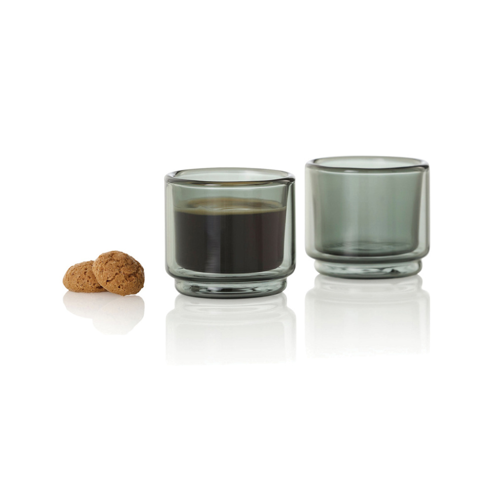 Logo trade liikelahjat tuotekuva: AdHoc Impact -espressomuki 45 ml, 2 kpl:n sarja