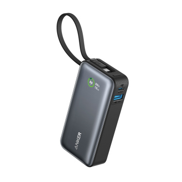 Logotrade mainostuote tuotekuva: Anker Nano 30 W -varavirtalähde USB-C-kaapelilla