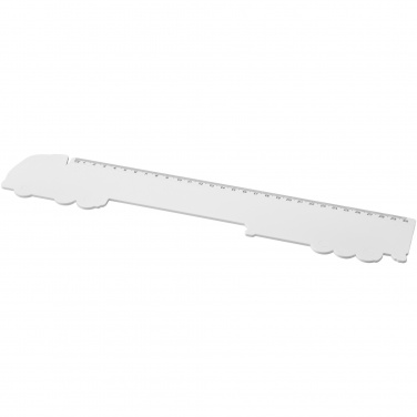 Logotrade dovana nuotrauka: Tait 30 cm sunkvežimio formos perdirbto plastiko liniuotė
