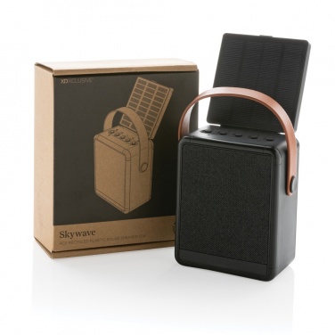 Logotrade verslo dovanos nuotrauka: Skywave RCS perdirbto plastiko saulės garsiakalbis 12W