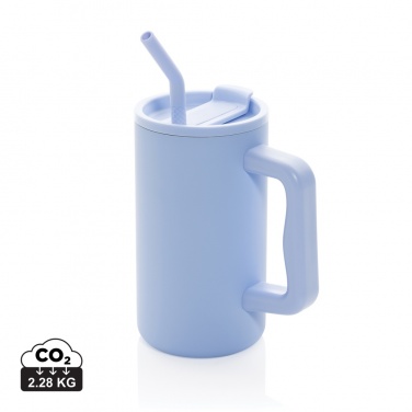 Logotrade dovana nuotrauka: Cube RCS sertifikuotas perdirbto plieno puodelis 800ml