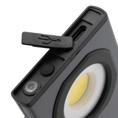 Logotrade firminės dovanos nuotrauka: Gear X RCS perdirbto plastiko USB kišeninis darbinis žibintas 260 liumenų