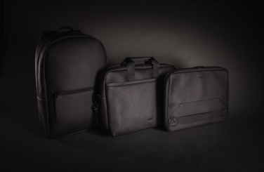 Logotrade reklaminiai produktai nuotrauka: Swiss Peak liukso PU nešiojamojo kompiuterio kuprinė be PVC