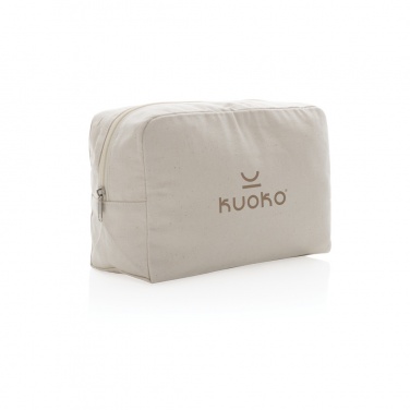 Logotrade reklaminiai produktai nuotrauka: Impact Aware™ 285 gsm rcanvas tualeto reikmenų krepšys nedažytas