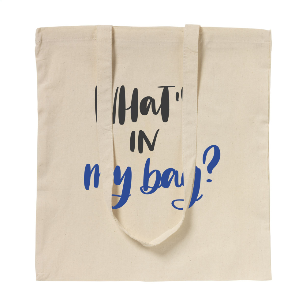 Logotrade reklaminiai produktai nuotrauka: ShoppyBag (100 g/m²) ilgomis rankenomis medvilninis maišelis